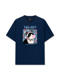 Áo Thun Relaxed Fit Pink Bubble Meow