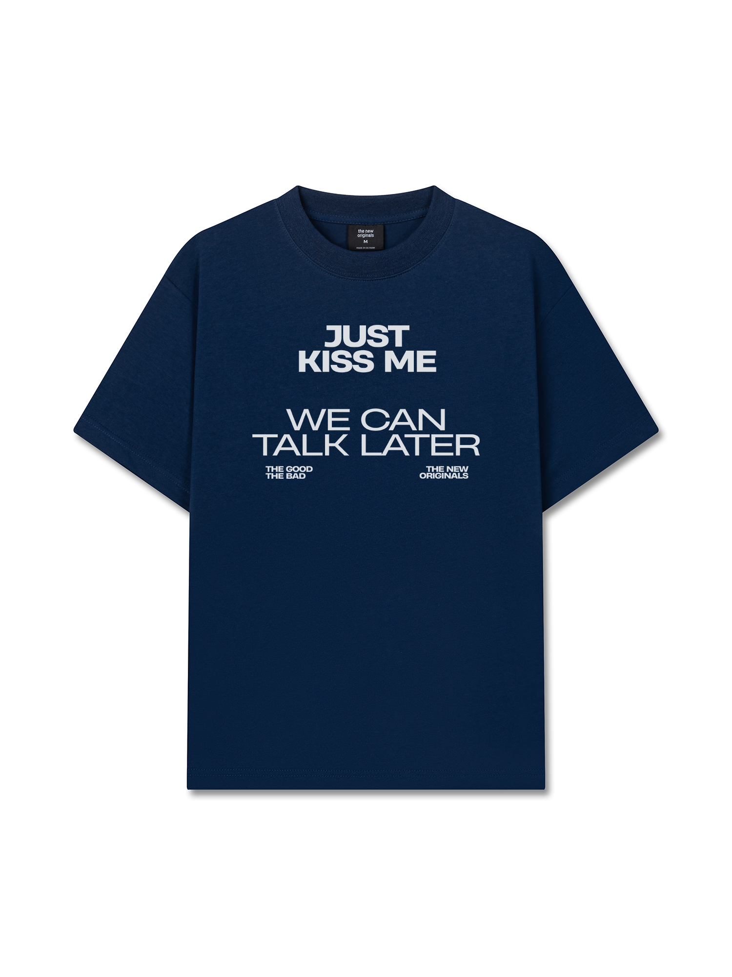 Áo Thun Relaxed Fit Life Vibe Just Kiss Me