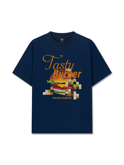 Áo Thun Relaxed Fit Foody Tasty Burger