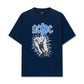 Áo Thun Relaxed Fit AC DC Shocking Metal