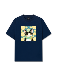 Áo Thun Relaxed Fit Lemon Reverie Meow