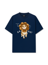 Áo Thun Relaxed Fit Animal Mood Mochi Donut Cat