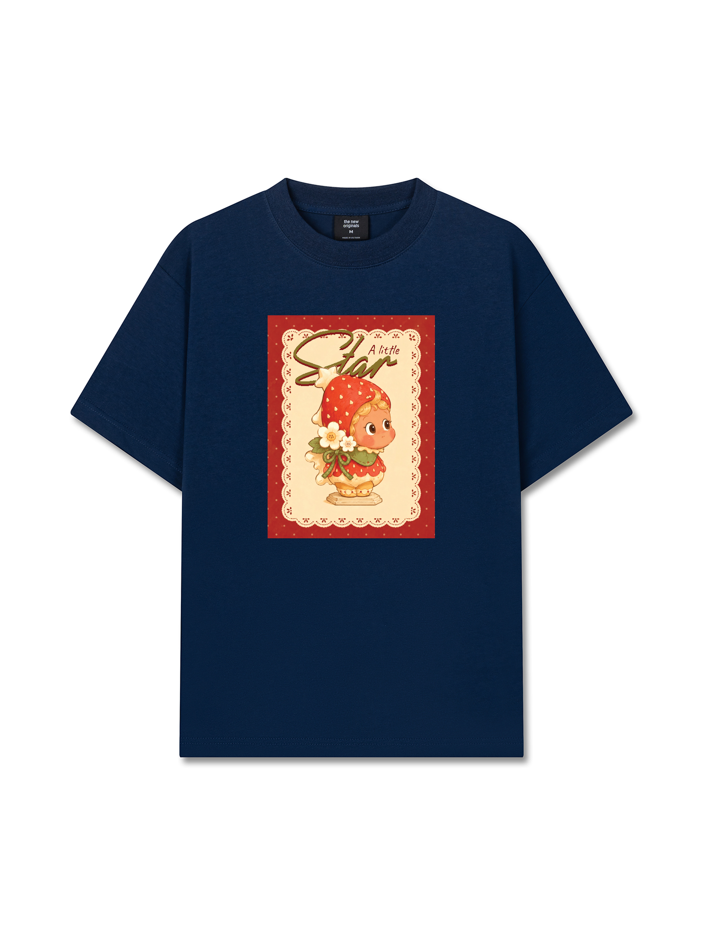 Áo Thun Relaxed Fit A Little Strawberry Star