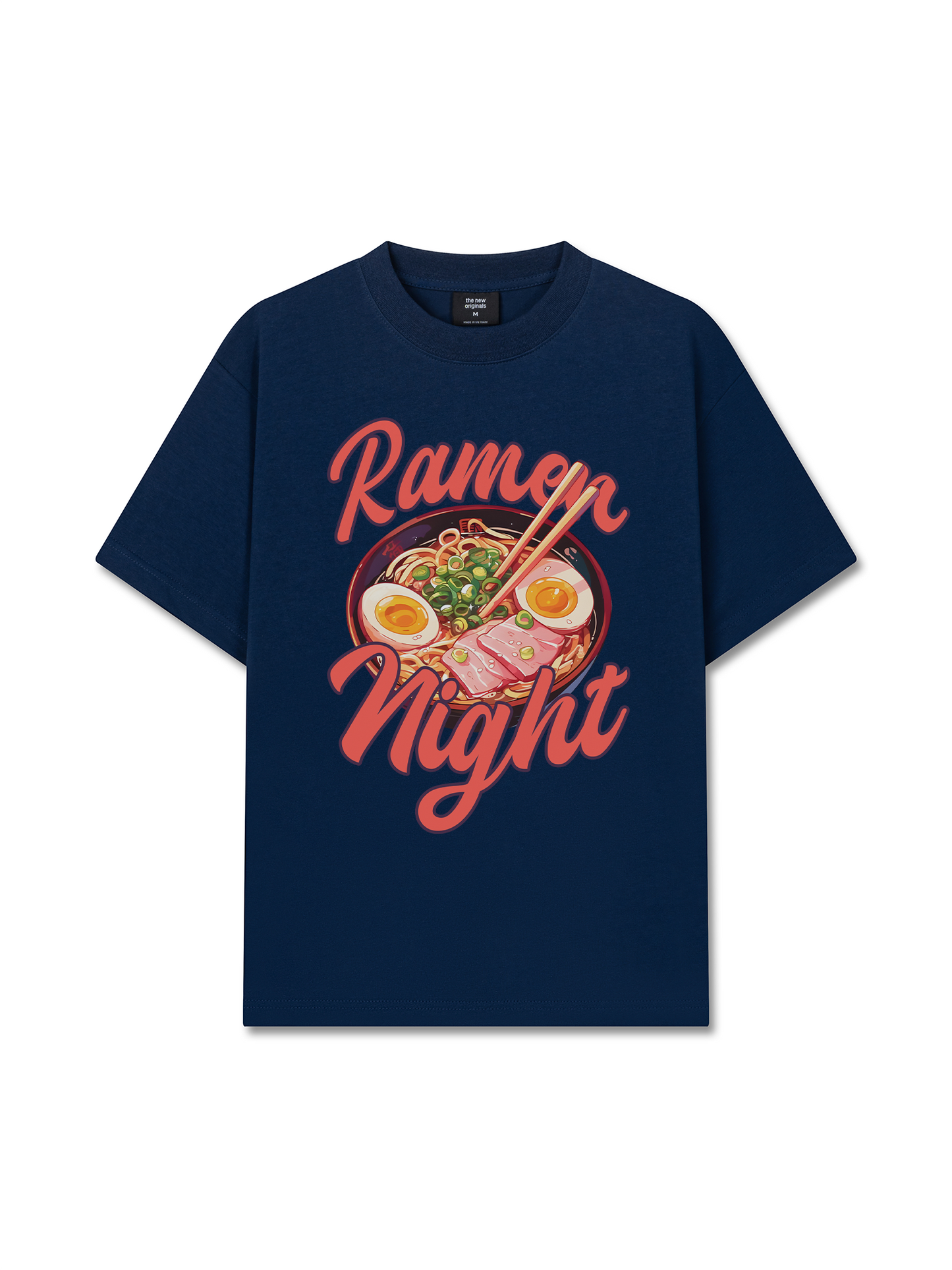 Áo Thun Relaxed Fit Foody Ramen Night