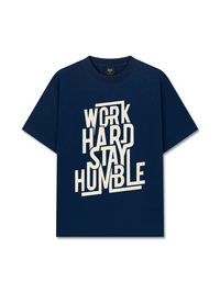 Áo Thun Relaxed Fit Work Hard Stay Humble