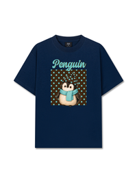 Áo Thun Relaxed Fit Animal Mood Cozy Penguin