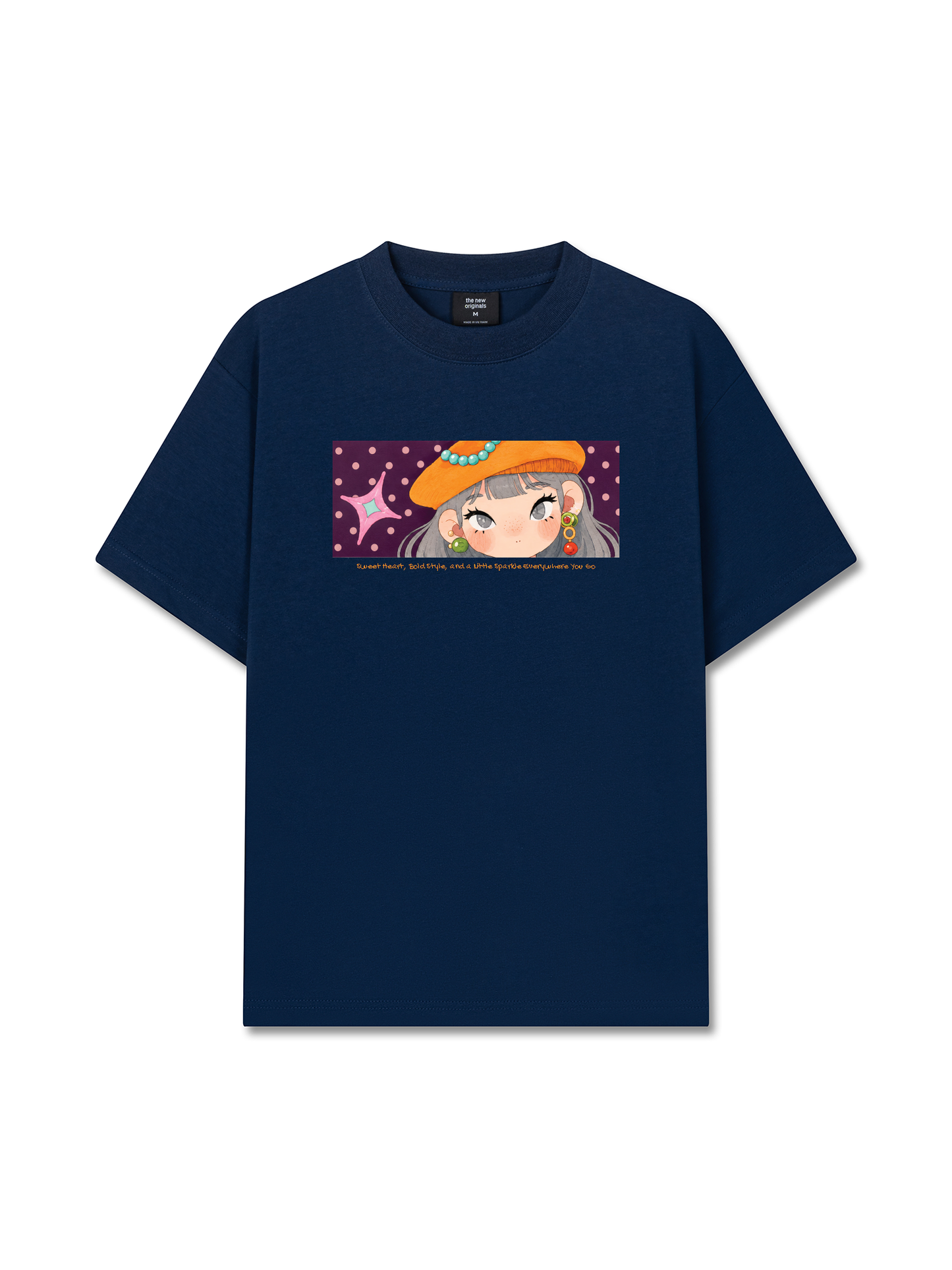 Áo Thun Relaxed Fit Orange Daydream Girl