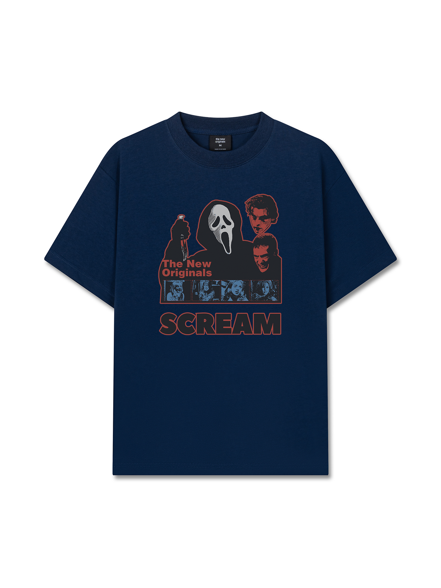 Áo Thun Relaxed Fit Movie The Scream Mask