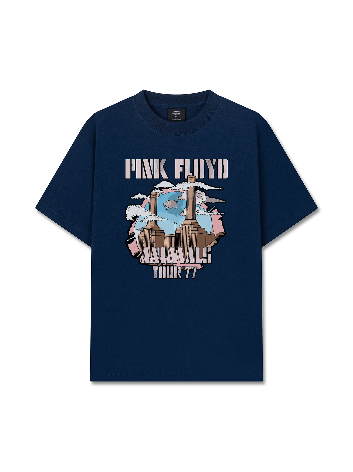 Áo Thun Relaxed Fit Pink Floyd Animals Tour 77