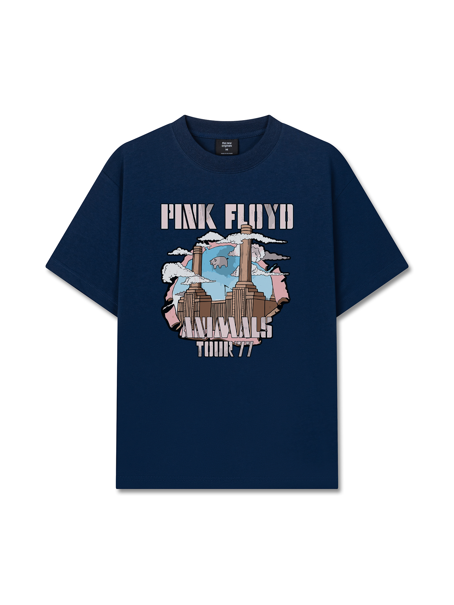 Áo Thun Relaxed Fit Pink Floyd Animals Tour 77