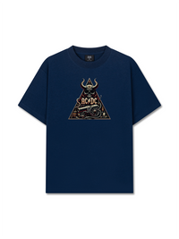 Áo Thun Relaxed Fit AC DC Logo Skull Cannon