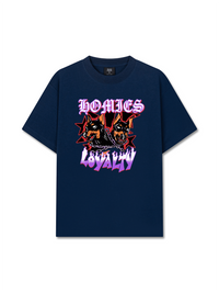 Áo Thun Relaxed Fit Animal Mood Homies Loyalty