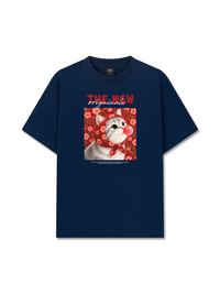 Áo Thun Relaxed Fit Red Daisy Daydream Meow