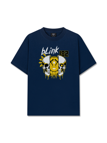 Áo Thun Relaxed Fit Blink 182 Skull Scary