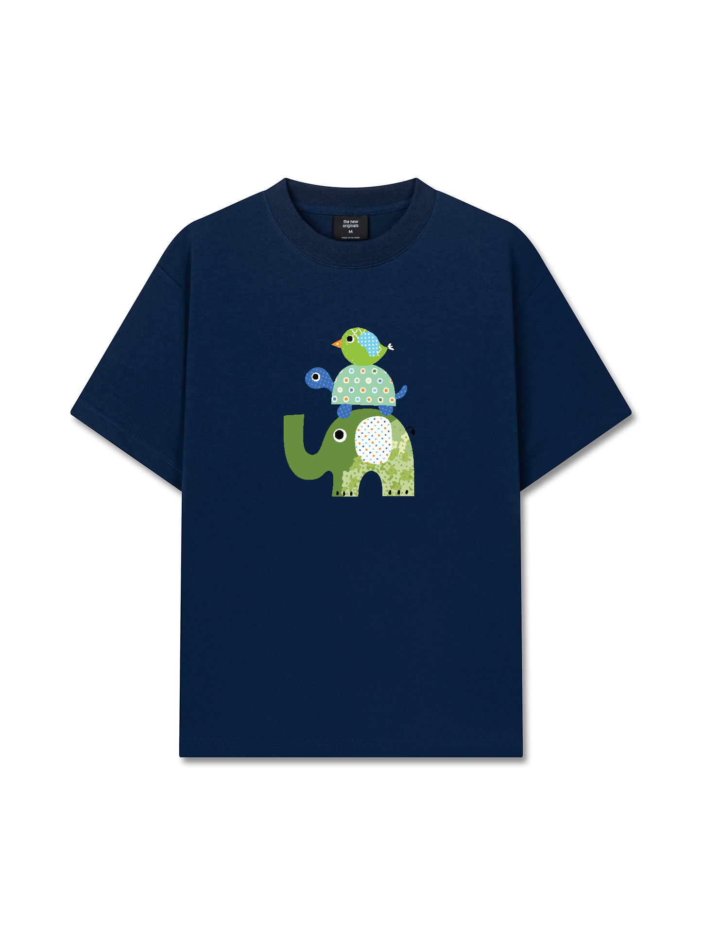 Áo Thun Relaxed Fit Elephant Stack