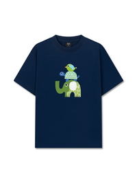 Áo Thun Relaxed Fit Elephant Stack