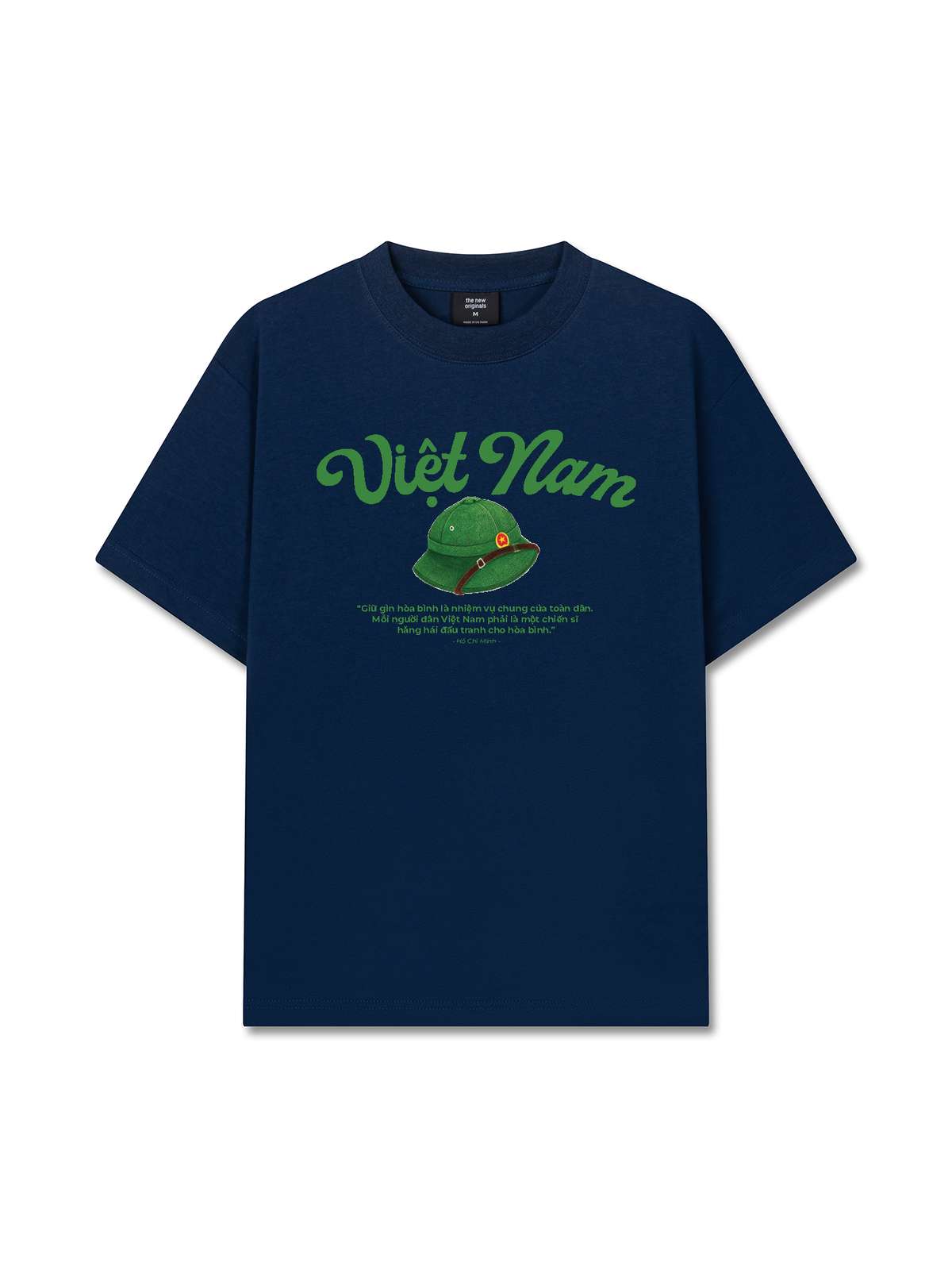 Áo Thun Relaxed Fit Mũ Cối Việt Nam