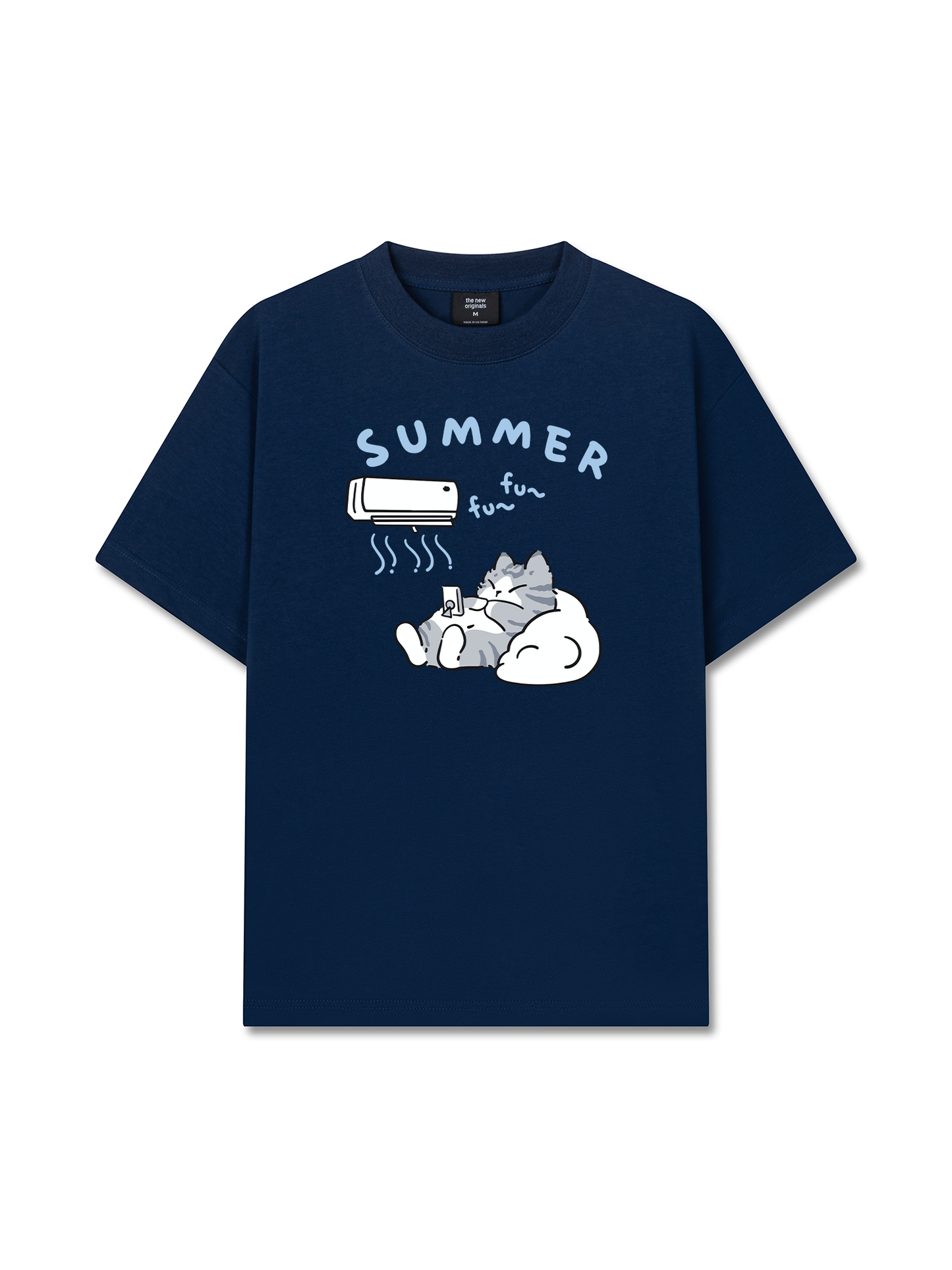 Áo Thun Relaxed Fit Animal Moods Lazy Cat