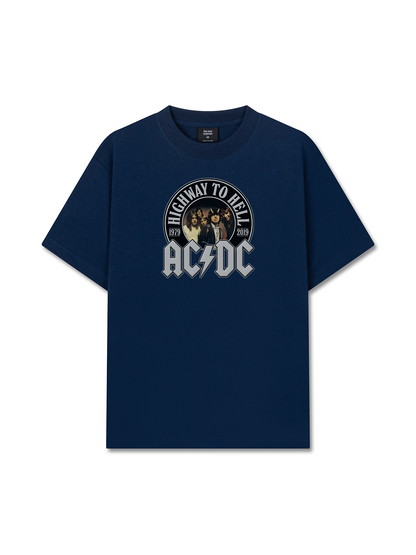Áo Thun Relaxed Fit AC DC Highway To Hell