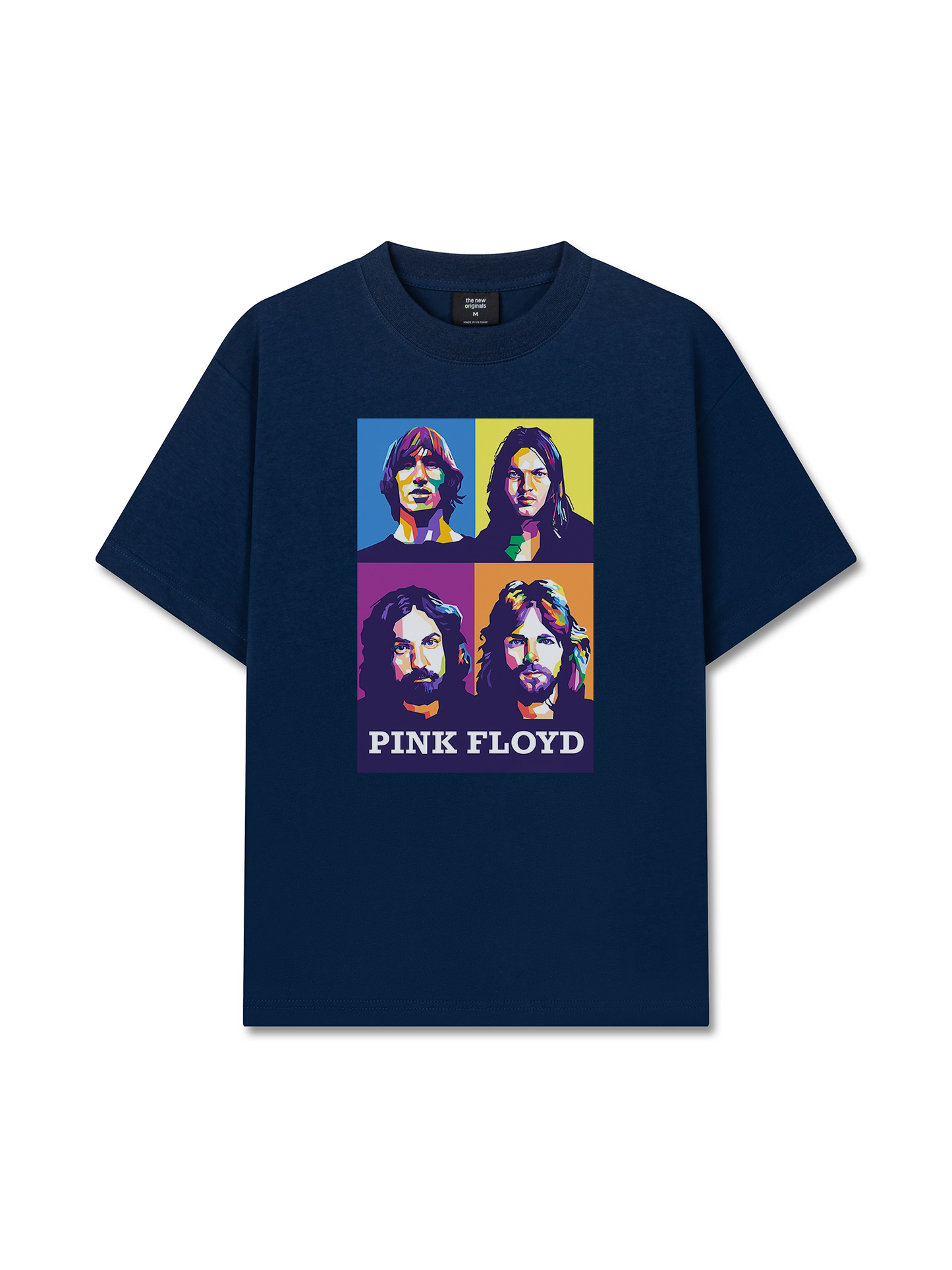 Áo Thun Relaxed Fit Pink Floyd Band Poster
