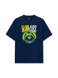 Áo Thun Relaxed Fit Blink 182 Cartoon