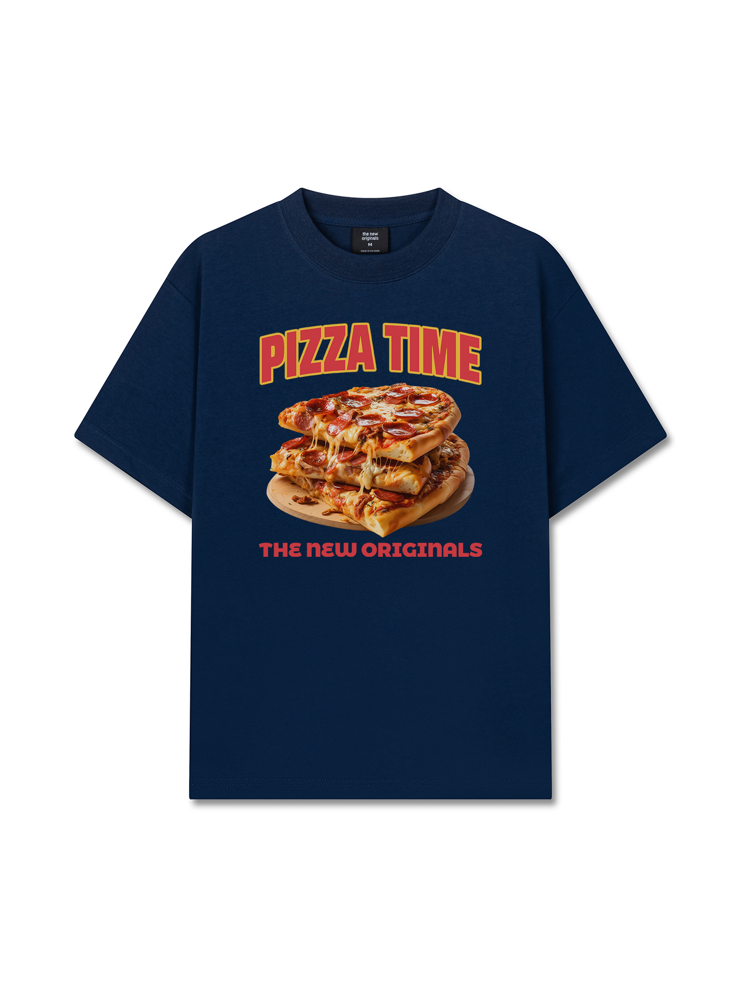 Áo Thun Relaxed Fit Foody Pizza Time