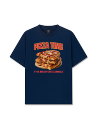 Áo Thun Relaxed Fit Foody Pizza Time