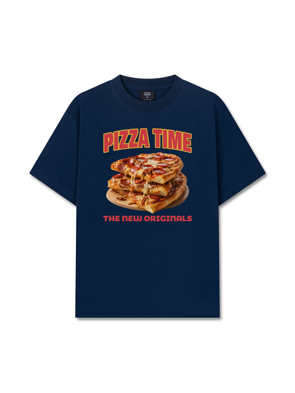 Áo Thun Relaxed Fit Foody Pizza Time
