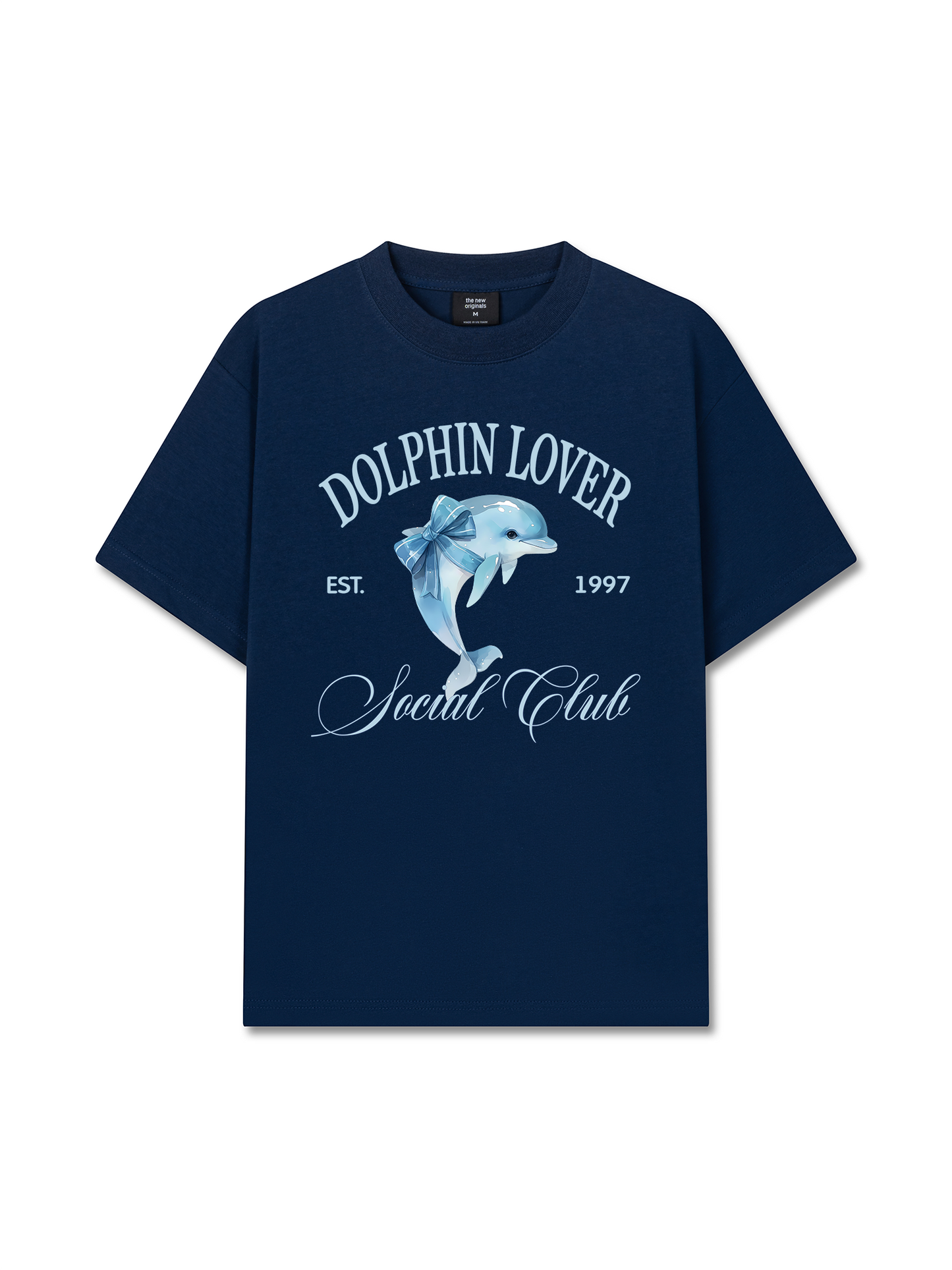 Áo Thun Relaxed Fit Ocean Dolphin Lover