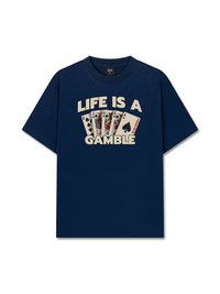 Áo Thun Relaxed Fit Lucky Life Is A Gamble