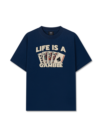 Áo Thun Relaxed Fit Lucky Life Is A Gamble