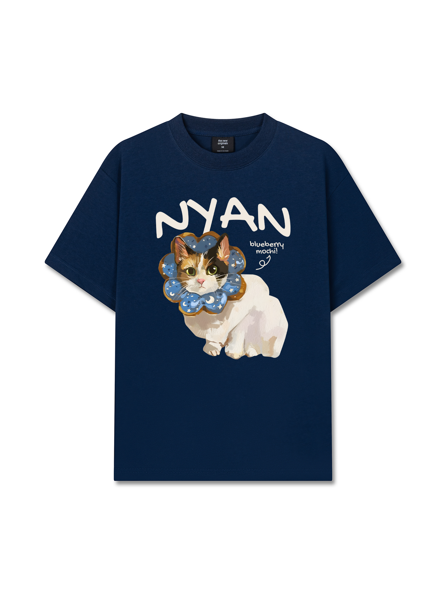 Áo Thun Relaxed Fit Animal Mood Blueberry Mochi