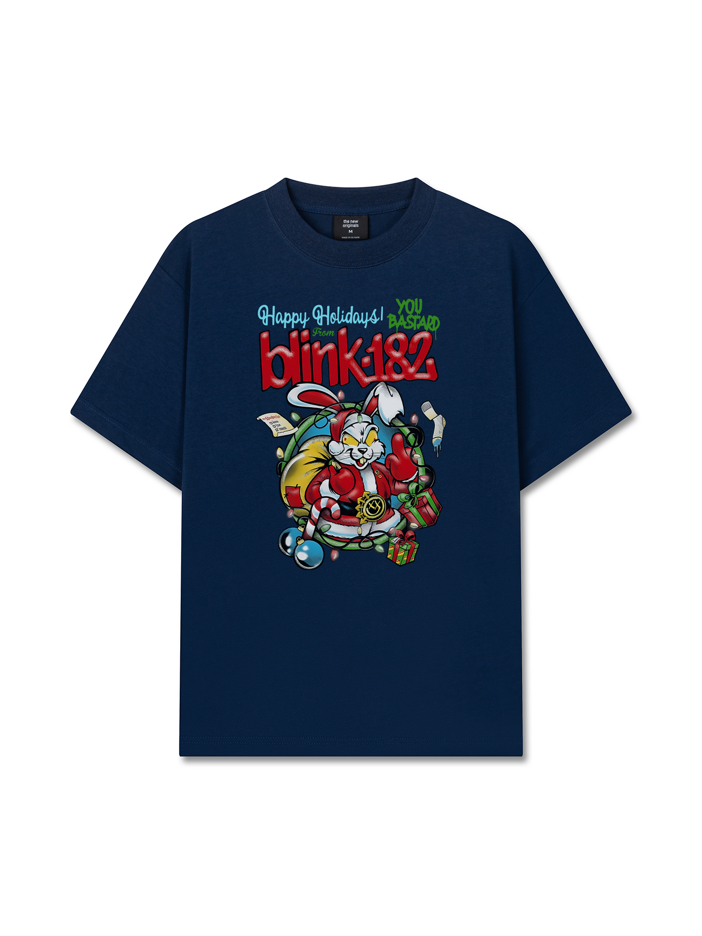 Áo Thun Relaxed Fit Blink 182 Happy Holidays