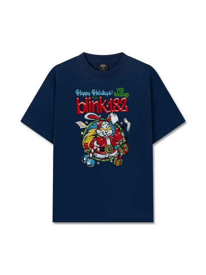 Áo Thun Relaxed Fit Blink 182 Happy Holidays