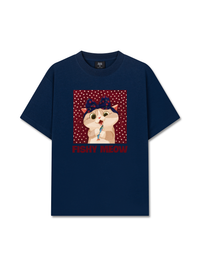 Áo Thun Relaxed Fit Red Fish Meow