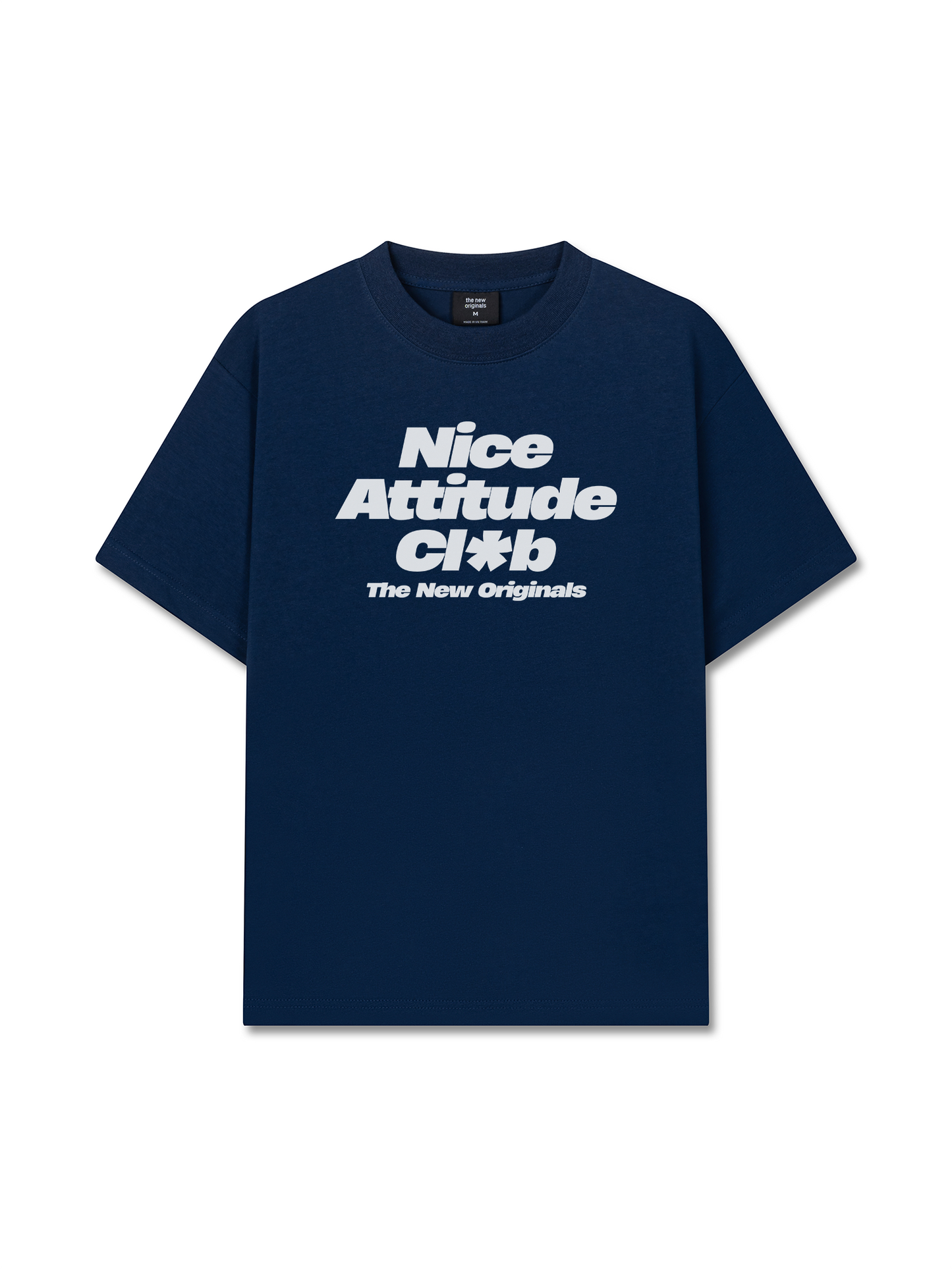 Áo Thun Relaxed Fit Life Vibe Nice Attitude