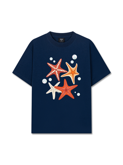 Áo Thun Relaxed Fit Ocean Orange StarFish