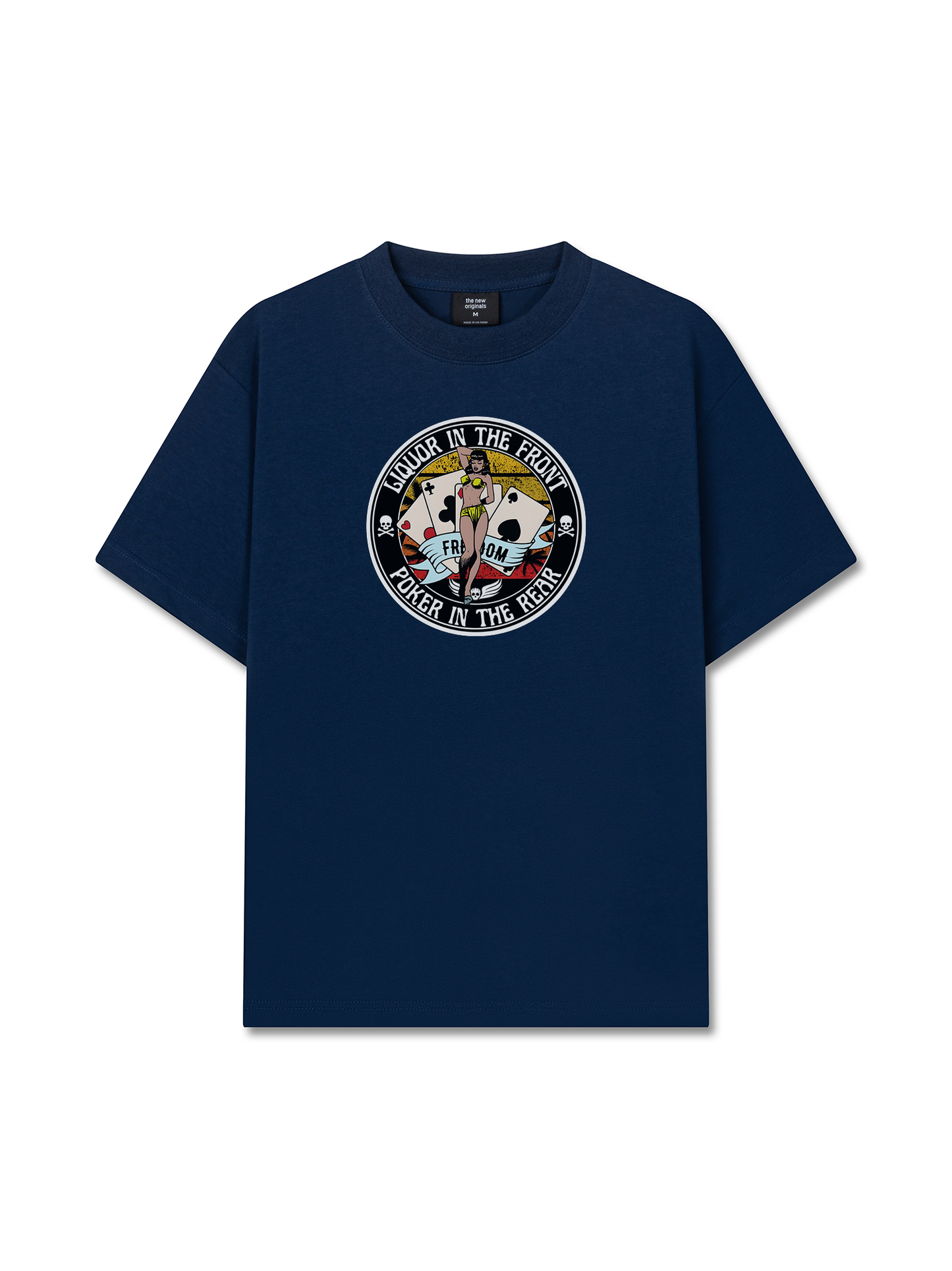 Áo Thun Relaxed Fit Lucky Liquor In The Front