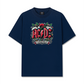 Áo Thun Relaxed Fit Music Rock AC DC Christmas Sign