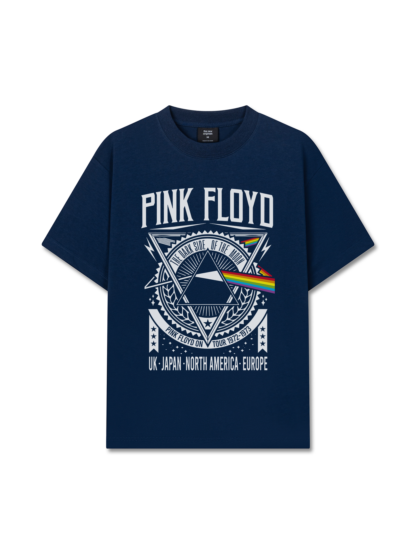 Áo Thun Relaxed Fit Pink Floyd The Dark Side Of The Moon Basic