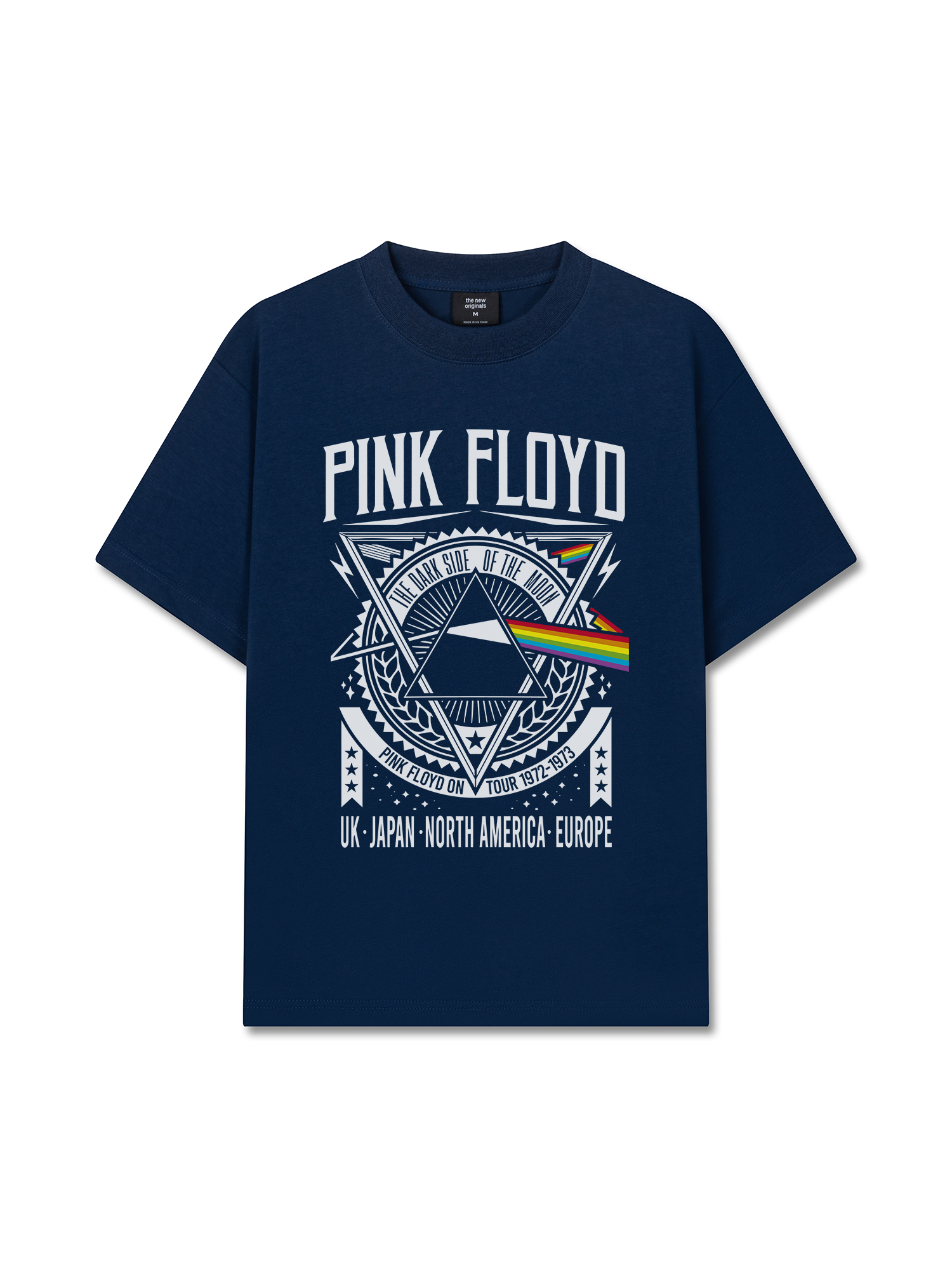 Áo Thun Relaxed Fit Pink Floyd The Dark Side Of The Moon Basic