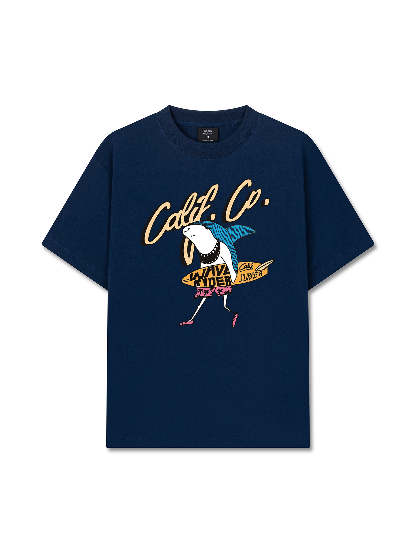 Áo Thun Relaxed Fit Ocean Shark Surf