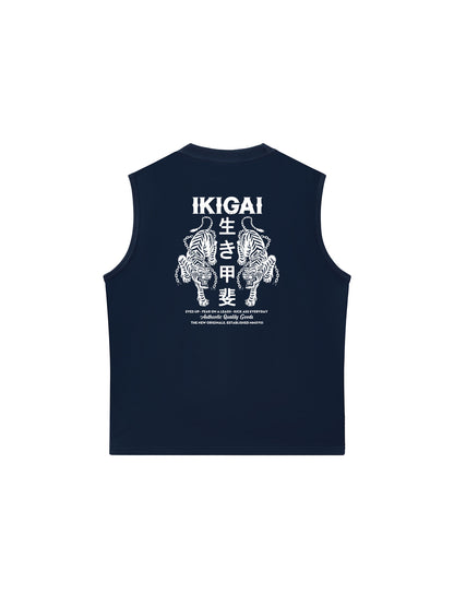 Áo Ba Lỗ Relaxed Fit Ikigai Eyes Up