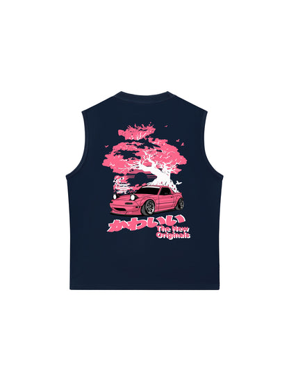 Áo Ba Lỗ Relaxed Fit CAR Cherry Tree