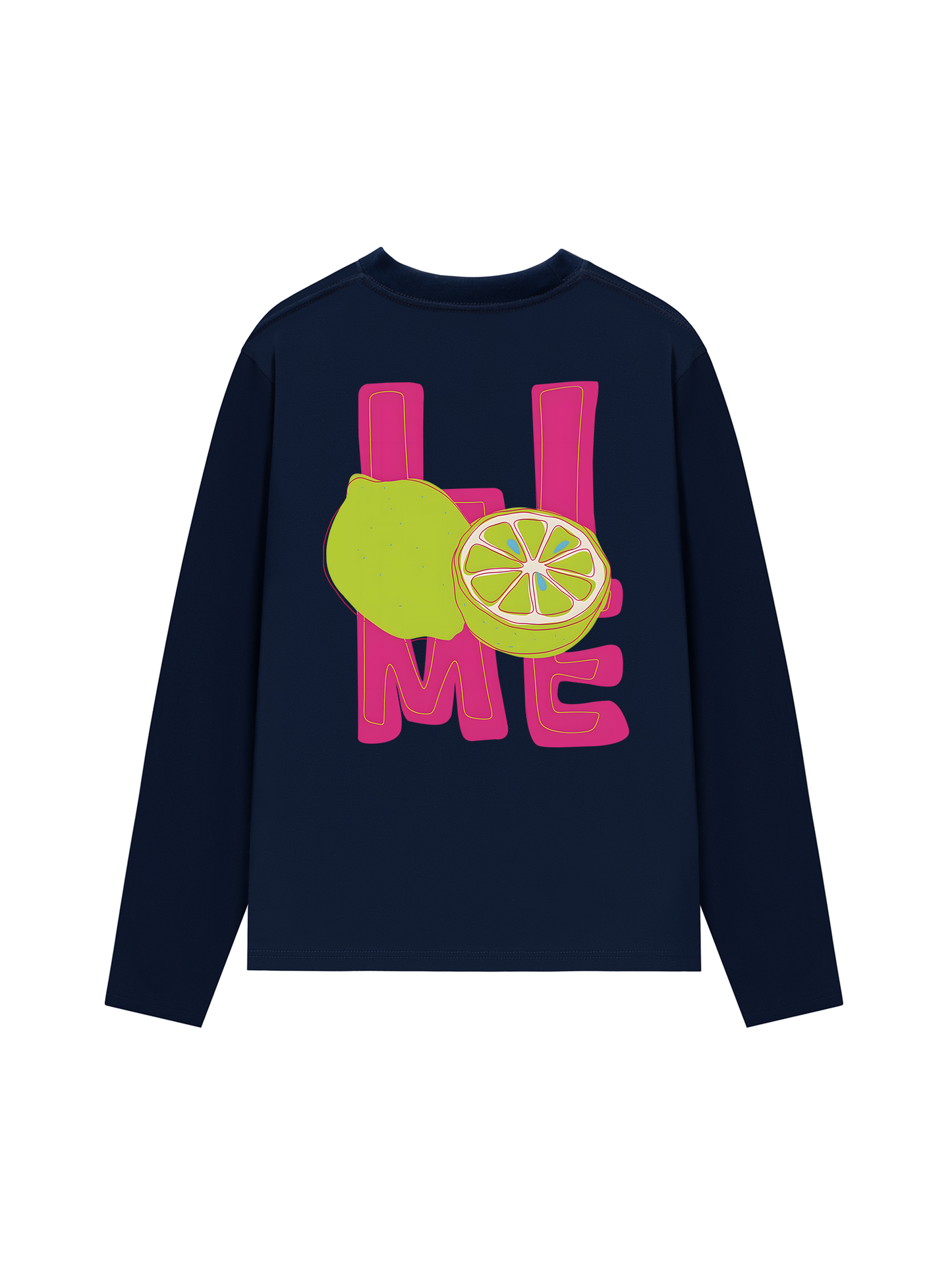 Áo Thun Dài Tay Summer Vibes Pink Lemon