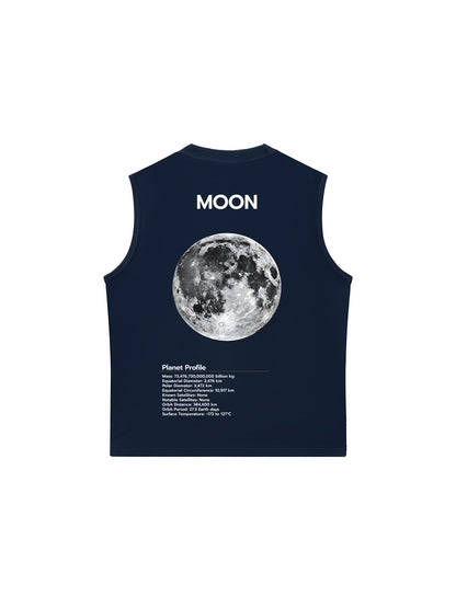 Áo Ba Lỗ Relaxed Fit The Planet Profile Moon