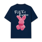 Áo Thun Relaxed Fit  Doodle Fuzzy Rabbit