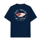 Áo Thun Relaxed Fit Just Trying My Luck