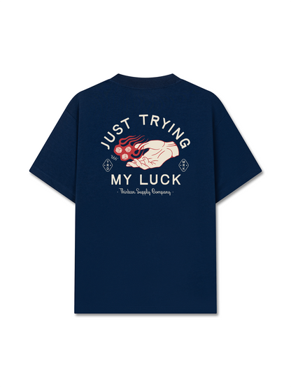Áo Thun Relaxed Fit Just Trying My Luck