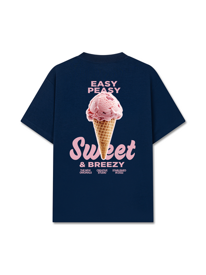 Áo Thun Relaxed Fit Easy Peasy Sweet & Breezy